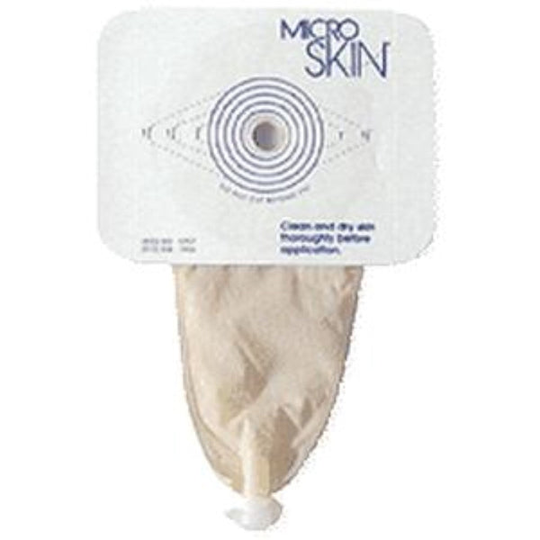 Cymed One-Piece 7 in Urostomy/Fistula Pouch, 86400W, Thin washer, Cut-to-fit up to 1-3/4 in (45 mm), 7 in pouch, Box of 10