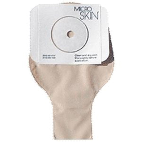 Cymed One-Piece 9 in Ileostomy Drainable Pouch with Thick Washer, 48425, Opaque, 1 in (25 mm) stoma, 9 in pouch, Box of 10