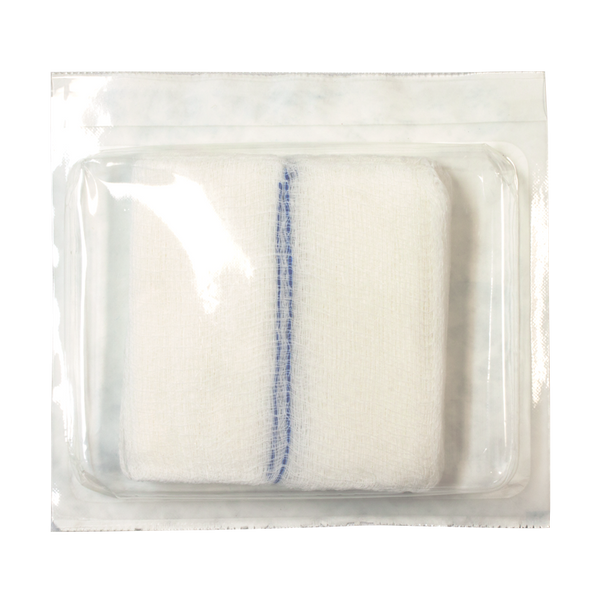 Dynarex 100% Cotton Sterile Gauze Pads, 2 in to 4 in, 3353, 3 in x 3 in (7.6 cm x 7.6 cm), 12 Ply, Sterile, Pack of 100