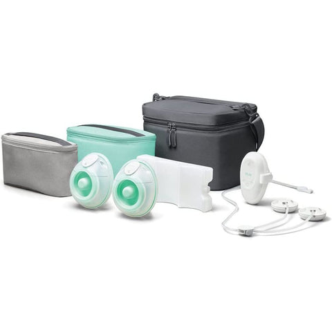 Elvie Stride Plus Hospital-Grade Automatic Breast Pump, App-Controlled Hands-Free Electric Breast Pump with Compact Carry Bag, EB01-02-PLUS
