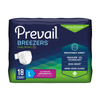 First Quality Prevail Breezers Adult Briefs, PVB013, Large, 45 in to 58 in (114.3 cm to 147.3 cm) Waist, Pack of 18