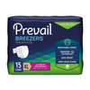 First Quality Prevail Breezers Adult Briefs, PVB014, XLarge, 59 in to 64 in (149.9 cm to 162.6 cm) Waist, Pack of 15