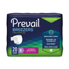 First Quality Prevail Breezers Adult Briefs, PVB016, Regular, 40 in to 49 in (101.6 cm to 124.5 cm) Waist, Pack of 20
