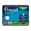 First Quality Prevail Per-Fit Adult Briefs, PF016, Regular, 40 in to 49 in (101.6 cm to 124.5 cm) Waist