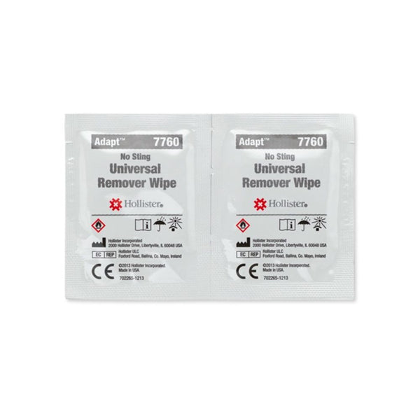 Hollister Universal Adhesive Remover Wipes, Silicone Based, Alcohol-Free, 7760, Each