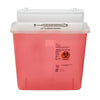 Monoject SharpStar In-Room Sharps Container, 5 Quart, Transparent Red, 8507SA