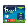 Prevail Per-Fit Unisex Adult Protective Underwear, PF-512, Medium, 34-46 in (86-117 cm) Hip, Case of 80