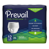 Prevail Protective Underwear Breathable Comfortable Adult Pull, PV-517, 2XL, 68 in to 80 in (173 cm to 203 cm), Pack of 12