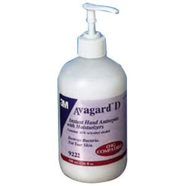 3M Avagard D Instant Hand Antiseptic with Moisturizer, Waterless and Non-Sticky, 16.9 oz, 88-9222, 9222