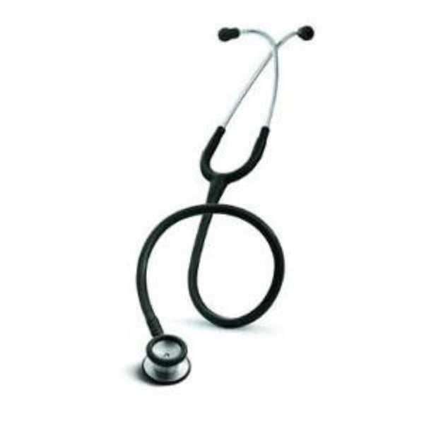 3M Littmann Classic II Pediatric Stethoscope, 28 in L, Soft Sealing Eartip, Black Tube, 2113