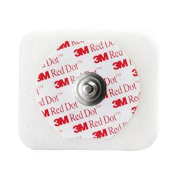 3M Red Dot Adult Monitoring Electrode, 4 cm x 3.5 cm, Foam Tape, 2560