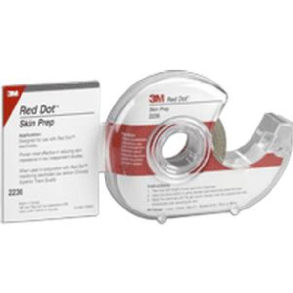3M Red Dot Trace Prep with Dispenser, 3/4 in x 196 in, 2236