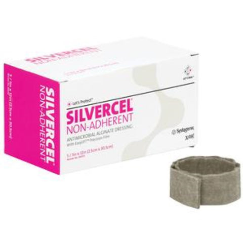 Systagenix Silvercel Non Adherent Antimicrobial Alginate Dressing 1" x 12" Rope