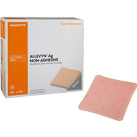 Allevyn Ag Non-Adhesive Absorbent Silver Barrier Hydrocellular Dressing with Foam Core, 2" x 2"
