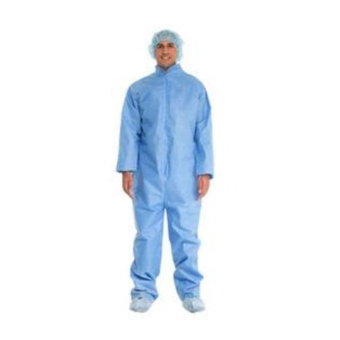 Cardinal Health Coverall, with Open Cuff and Ankle, Universal, Blue