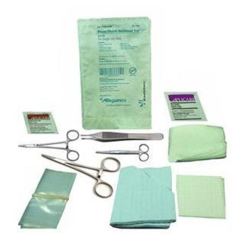 Cardinal Health Presource Laceration Tray with Alcohol Prep Pad, Sterile, Latex-free