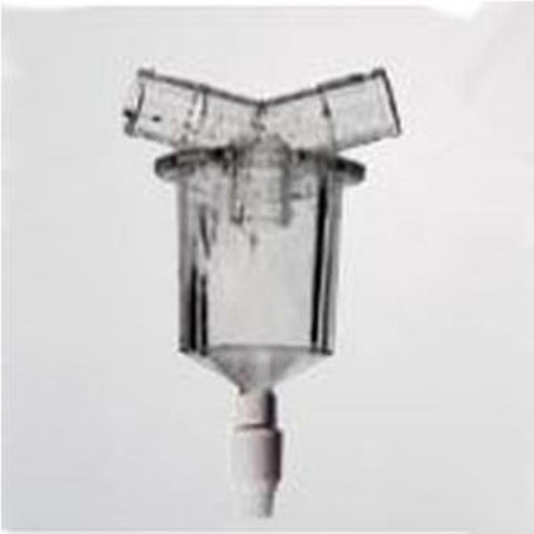 CareFusion Disposable In-Line Water Trap with Twist Valve, Standard 22mm Tubing