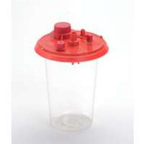 Cardinal Health™ Suction Canister Liner with Filter, Lid and Shut Off Valve, 1500 cc