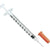 BD Veo 31G (0.25mm) 15/64in (6mm) 1cc (1mL) Ultra-Fine Needle U100 Insulin Syringes, 31 Gauge, Becton Dickinson 324908