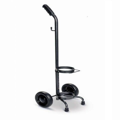 Medline E Cylinder Rolling Oxygen Cart 12" W, 36 to 42" Handle Height, HCS53006