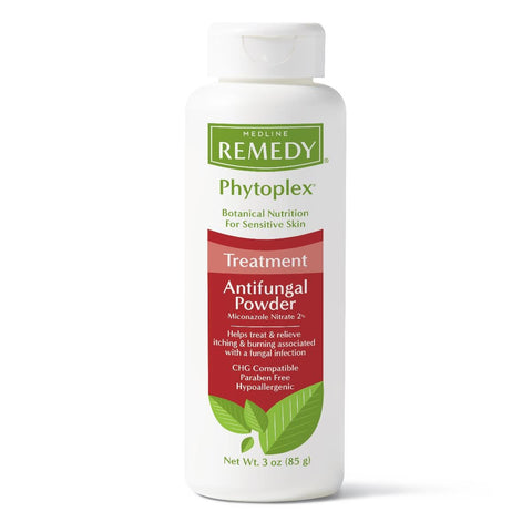 Medline Remedy Phytoplex Antifungal Powder, Talc-Free, 3oz Bottle, MSC092603