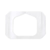 Medline Suresite Transparent Window Adhesive Film Dressing 4" x 4.5" Square Shape, Latex-free, Waterproof, MSC2304CS