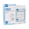 Medline Suresite Transparent Window Adhesive Film Dressing 4" x 4.5" Square Shape, Latex-free, Waterproof, MSC2304CS