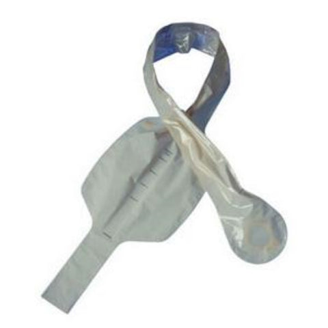 Coloplast Assura Two Piece Ileo Night Drainable Pouch, High Output, 2L, Transparent, 2" Flange, Cut-to-Fit, 9/16" to 2" Stoma