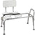 DMI Heavy-Duty Sliding Transfer Bench with Cut-Out Seat, Height Adjusts: 19" to 23" In 1" Increments, 400 lb. Weight Capacity
