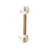 Healthsmart Suction-Cup Grab Bar with BactiX Antimicrobial, White Sand, 16" x 4.5"