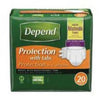 Depend Protection with Tabs Incontinence Underwear, Maximum Absorbency,19" to 34" Waist, Small/Medium - Replaces 6949174