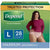 Depend FIT-FLEX Incontinence Underwear for Women, Maximum Absorbency, Large, Blush, 28 Count