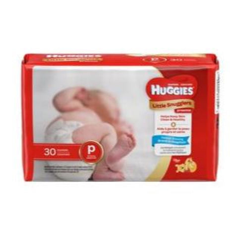 Huggies Little Snugglers Baby Diapers, Size Preemie, 30 Count (Packaging May Vary)