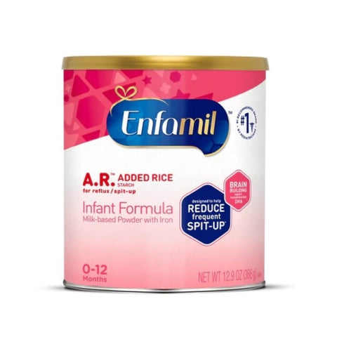 Mead Johnson Enfamil A.R. Infant Formula Milk-Based Powder with Iron, 12.9 oz. Can