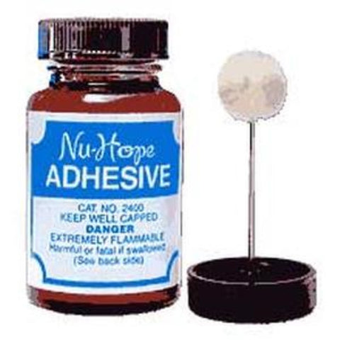 Nu-Hope Skin Adhesive 2 oz. Bottle with Applicator, Natural Rubber Based