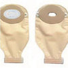 Nu-Flex One-Piece Pre-Cut Adult Drainable Pouch with Nu-Comfort Barrier and Closure Clamp 3/4" x 1-1/2" Inside Cutting Area Oval, 3-1/4" x 4-5/8" OD, 11" L x 5-3/4" W , 1/2" Starter Hole, 24 oz, Adhesive Foam Pad