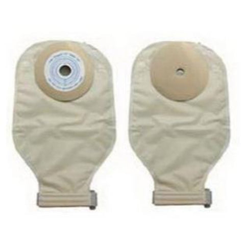 Nu-Hope Inc Nu-Flex One-piece Post-Op Pre-cut Convex Adult Drainable Pouch with Nu-Comfort Barrier and Closure Clamp 1-1/8" Opening Round, 11" L x 5-3/4" W, 3-1/2" Adhesive Foam Pad, 24Oz