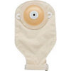 Nu-Hope One-piece Post-op Adult Deep Convex Drainable Pouch with Closure Clamp 5/8" Opening Round, 11" L x 5-3/4" W, Vinyl, 24Oz, 3-1/2" Adhesive Foam Pad, Odor-proof