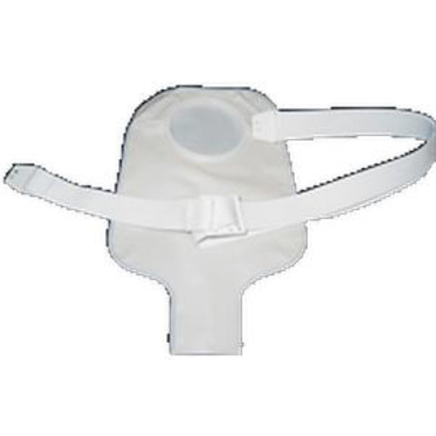 Nu-Hope Non-Adhesive Open-Ended Colostomy Starter Set with Extra-Small O-Ring 1-7/8" Flange, Small Pouch, 500S3