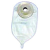 Nu-Hope One-piece Hi-pockets Post-op Pre-cut Urinary Pouch 1" Opening Round, 8" L x 5-3/4" W, Opaque, Brief Size, 12Oz