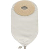 Nu-Hope One-piece Post-op Pre-cut Adult Urinary Pouch 3/4" x 1-1/2" Inside Cutting Area Oval, 3-1/4" x 4-5/8" O.D., 11" L x 5-3/4" W, 24Oz, with Cap and Adapter, Odor-proof