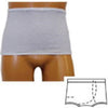 Options Ostomy Support Barrier Men's Wrap/Brief with Open Crotch and Built-in Ostomy Barrier/Support Large, Left Stoma