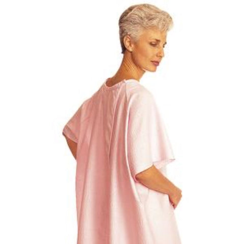 Salk SnapWrap Deluxe Adult Patient Gown, Geometric Prints, One Size Fits All, Unisex