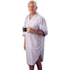 Salk SleepShirt Men's Patient Gown Large/XL, Blue Plaid