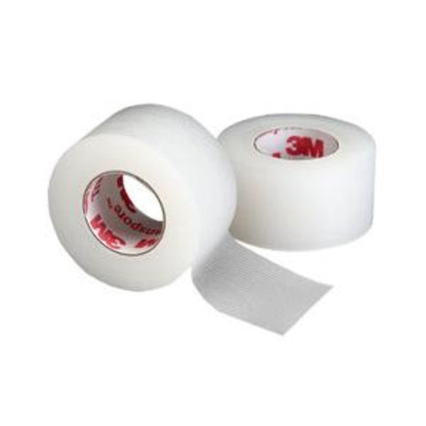 3M Transpore Hypoallergenic Surgical Tape, White, 2" x 10 yds., Strong Adhesion, Water Resistant, Latex-Free