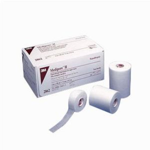 3M Medipore Hypoallergenic Soft Cloth Surgical Tape, Water Resistant, Latex Free 3" x 10 yds