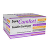 Allison Medical SureComfort 31G 5/16in (8mm) 3/10cc (0.3mL) U100 Insulin Syringes, 31 Gauge (0.25mm), 22-6503