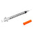 Amsino AMsure 29G (0.33mm) 1/2in (12.7mm) 1cc (1mL) U-40 Insulin Syringes for Pets, 29 Gauge, Box of 100
