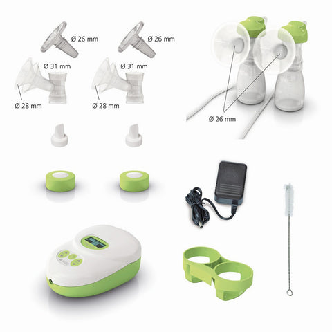 Ardo Medical Calypso Double Plus Portable Double Electric Breast Pump With 64 Adjustable Settings, Closed Pumping System