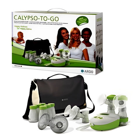 Ardo Medical Calypso-To-Go Collection Portable Double Electric Breast Pump With 64 Adjustable Settings, Closed Pumping System